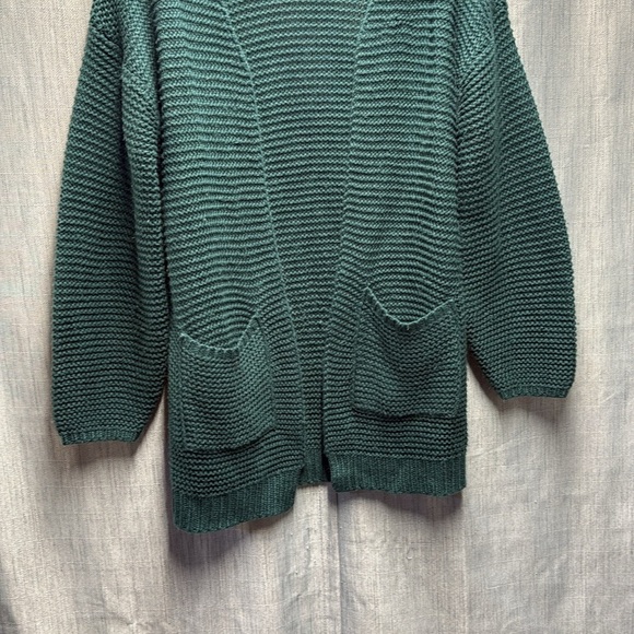 Brave soul Women's Teal Open-Front knit Sweater size XS - Picture 4 of 9